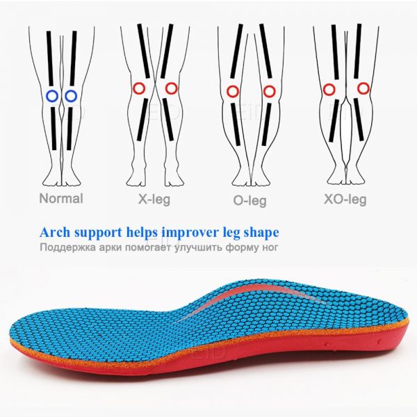 EID Kids Children Orthopedic Insoles Shoes Flat Foot Arch Support insoles Orthotic Pads Correction Health shoes pad foot care